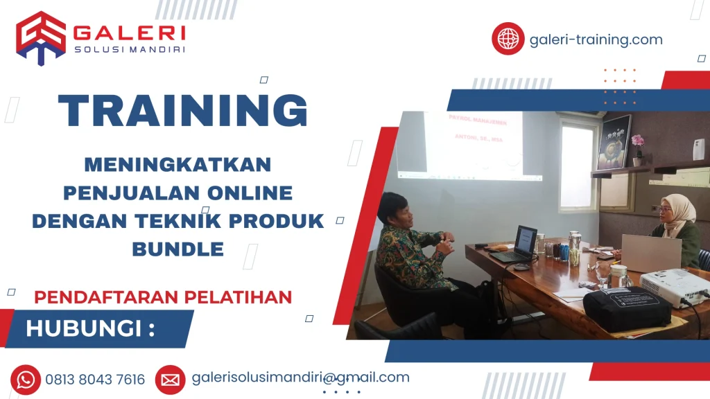 TRAINING MENINGKATKAN PENJUALAN ONLINE DENGAN TEKNIK PRODUK BUNDLE