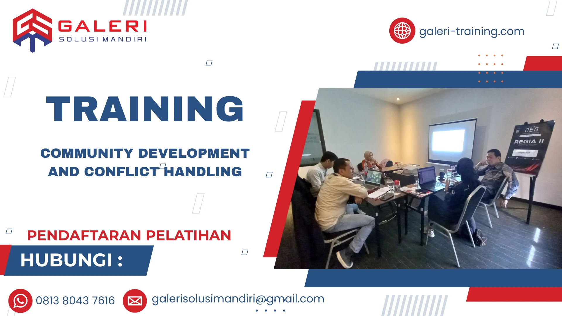 TRAINING COMMUNITY DEVELOPMENT AND CONFLICT HANDLING