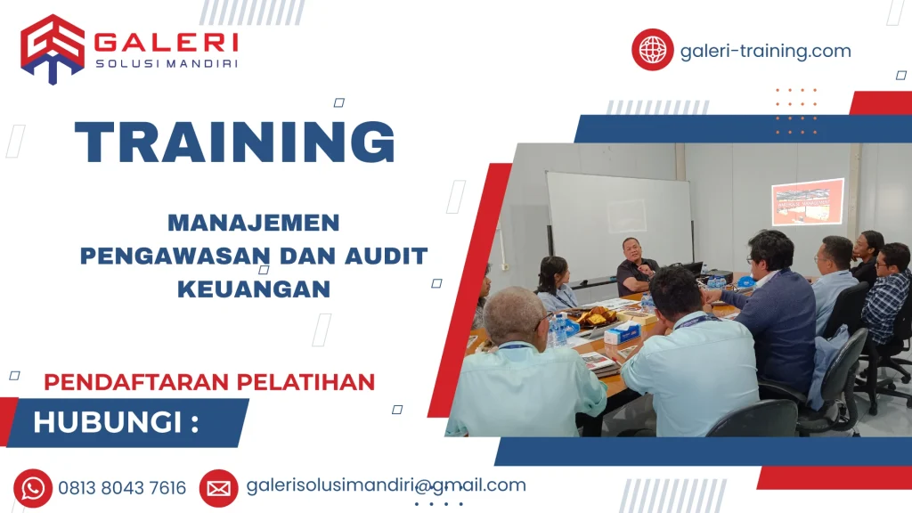 TRAINING MANAJEMEN PENGAWASAN DAN AUDIT KEUANGAN