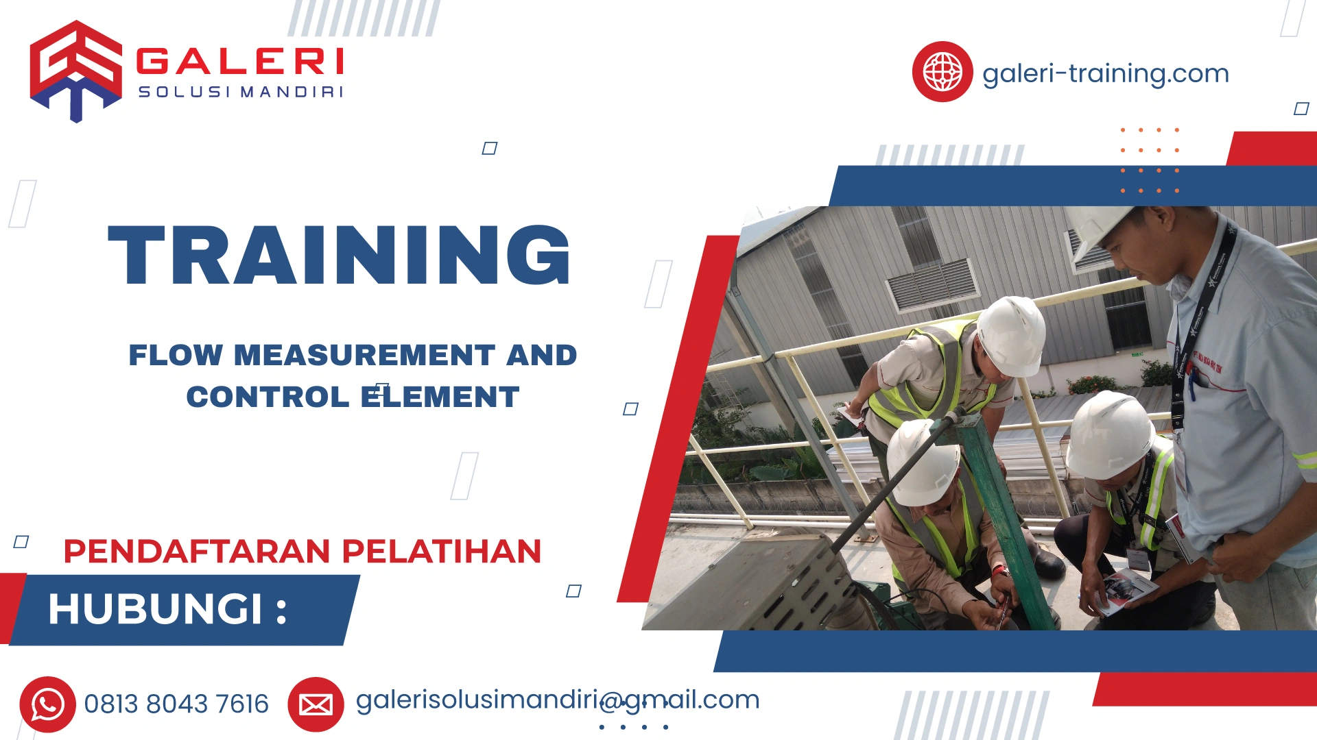 TRAINING FLOW MEASUREMENT AND CONTROL ELEMENT