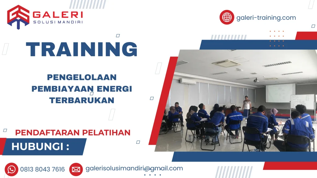 TRAINING PENGELOLAAN PEMBIAYAAN ENERGI TERBARUKAN