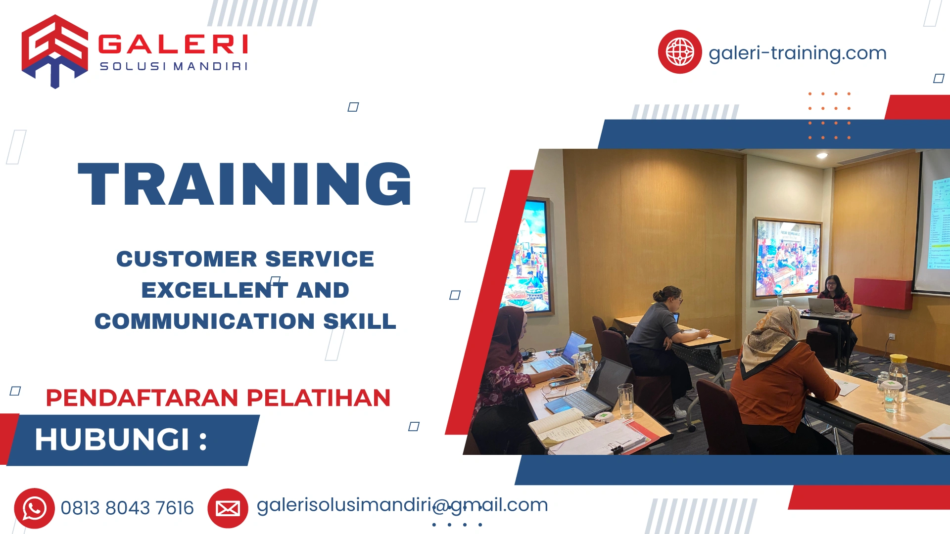 TRAINING CUSTOMER SERVICE EXCELLENT AND COMMUNICATION SKILL
