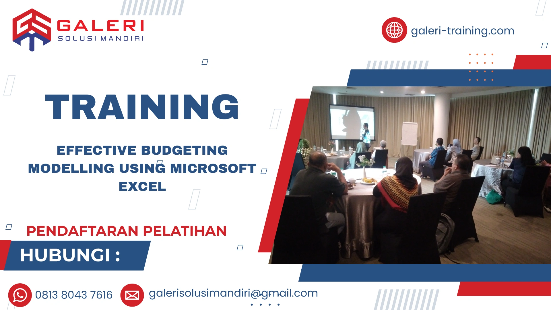 TRAINING EFFECTIVE BUDGETING MODELLING USING MICROSOFT EXCEL