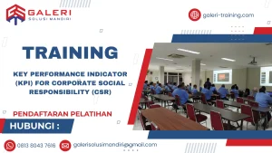 TRAINING KEY PERFORMANCE INDICATOR (KPI) FOR CORPORATE SOCIAL RESPONSIBILITY (CSR)