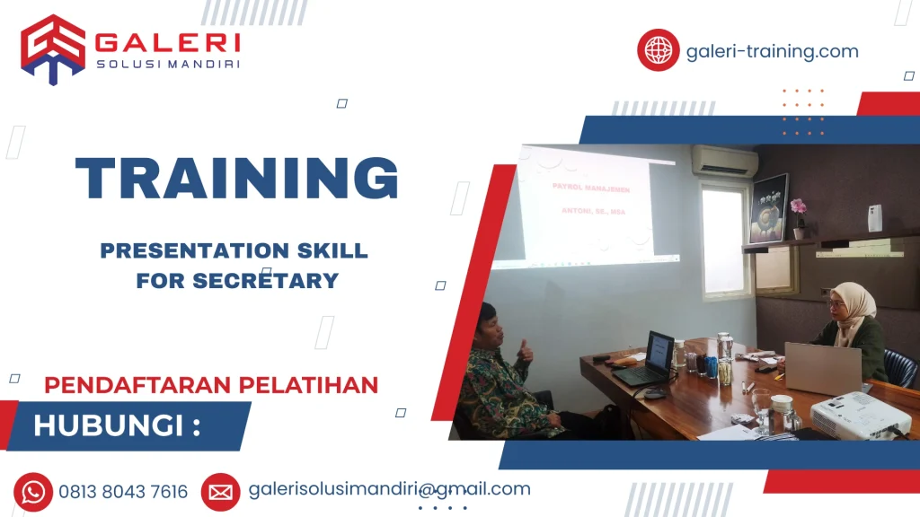 TRAINING PRESENTATION SKILL FOR SECRETARY