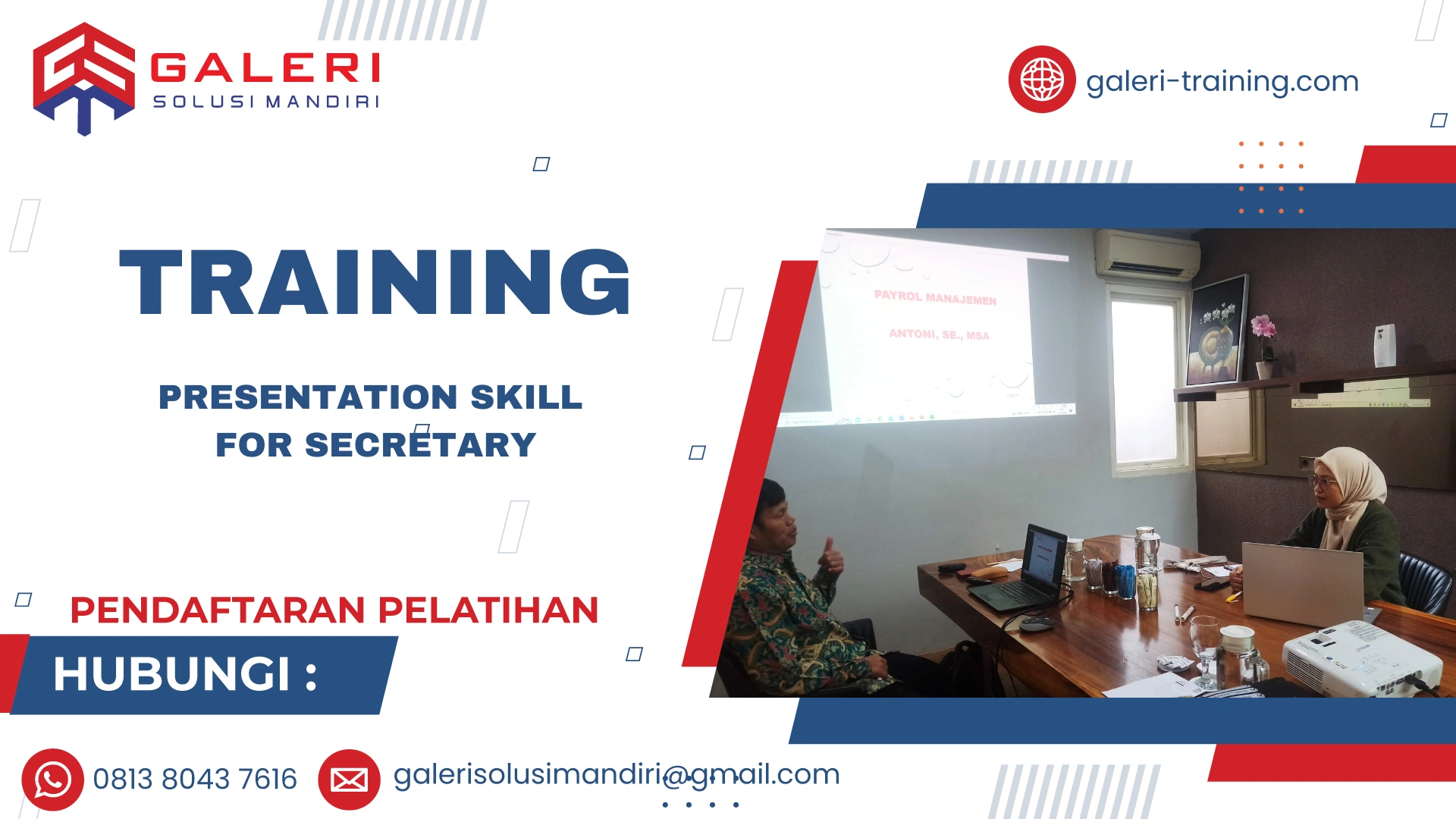 TRAINING PRESENTATION SKILL FOR SECRETARY