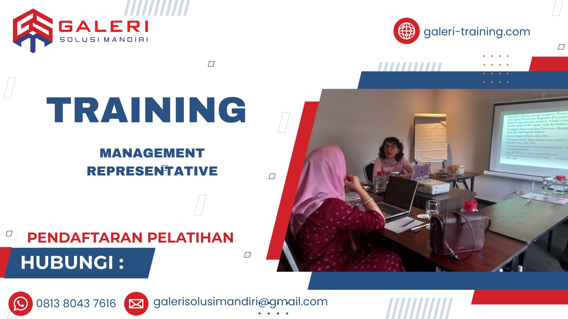TRAINING MANAGEMENT REPRESENTATIVE