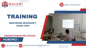 TRAINING MASTERING MICROSOFT EXCEL 2007