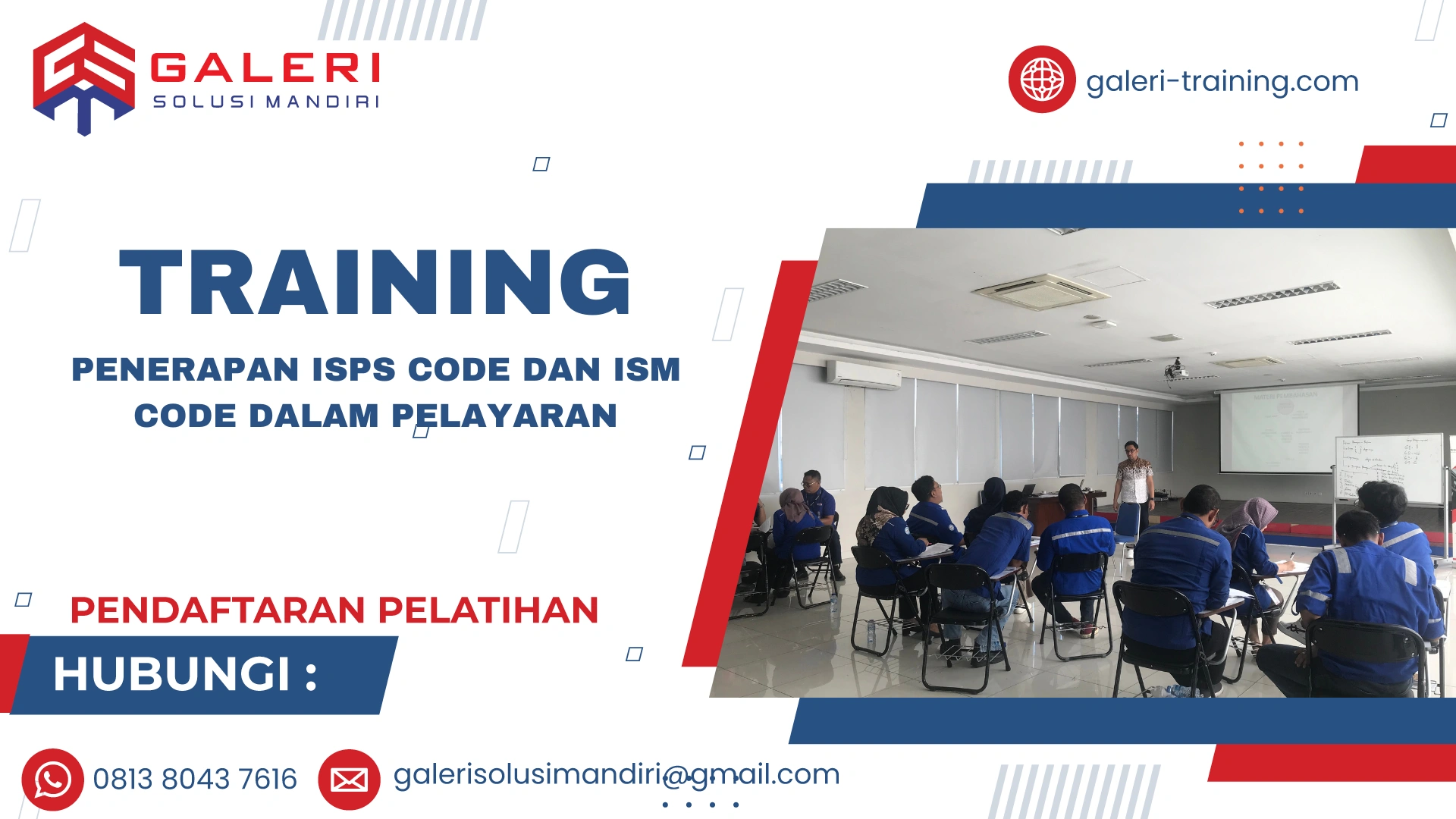 TRAINING PENERAPAN ISPS CODE DAN ISM CODE DALAM PELAYARAN