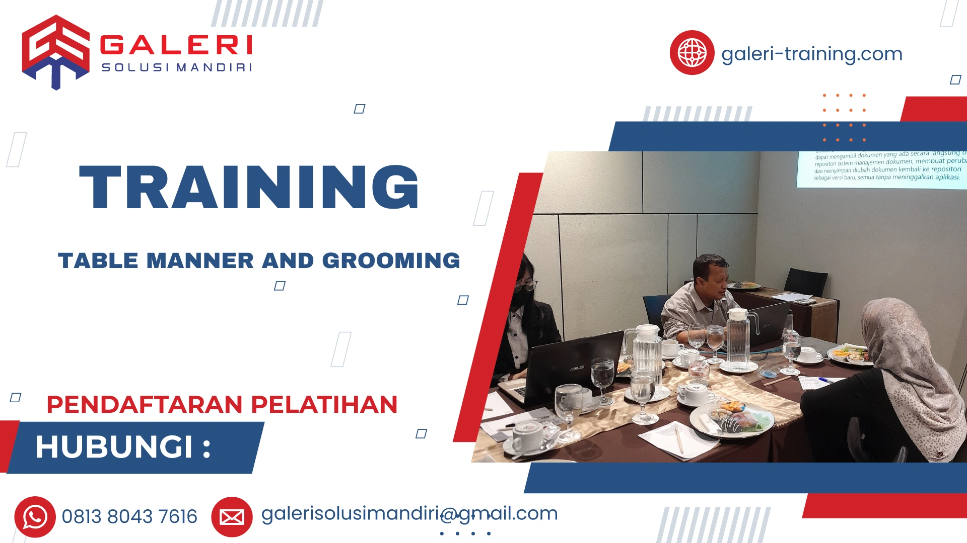 TRAINING TABLE MANNER AND GROOMING